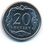Польша, 20 грошей (2014 г.)