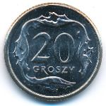 Польша, 20 грошей (2014 г.)