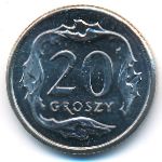 Польша, 20 грошей (2014 г.)