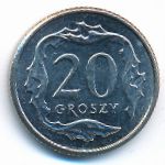 Польша, 20 грошей (2014 г.)