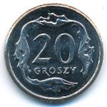 Польша, 20 грошей (2014 г.)