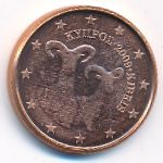 Cyprus, 1 euro cent, 2009