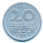 Венгрия, 20 филлеров (1968 г.)