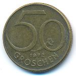 Austria, 50 groschen, 1972