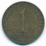 Австрия, 1 шиллинг (1981 г.)