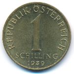Австрия, 1 шиллинг (1989 г.)