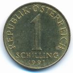 Австрия, 1 шиллинг (1991 г.)
