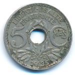 France, 5 centimes, 1935