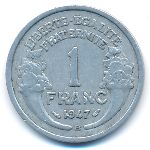 Франция, 1 франк (1947 г.)