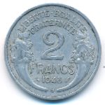 France, 2 francs, 1948