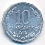 Чили, 10 сентаво (1977–1979 г.)