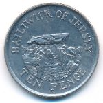 Джерси, 10 пенсов (2002–2007 г.)