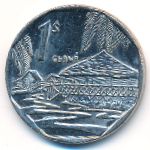 Cuba, 1 peso, 2007