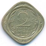 Британская Индия, 2 анны (1942–1944 г.)