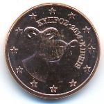 Cyprus, 1 euro cent, 2014