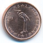 Slovenia, 1 euro cent, 2015