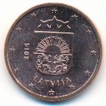 Латвия, 5 евроцентов (2014 г.)