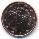 Кипр, 5 евроцентов (2015 г.)