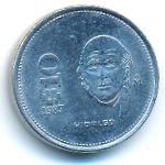 Mexico, 10 pesos, 1987