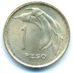 Uruguay, 1 peso, 1969