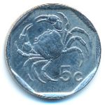 Malta, 5 cents, 2001