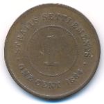 Стрейтс-Сетлментс, 1 цент (1884 г.)