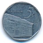 Cuba, 5 centavos, 1994