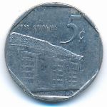 Cuba, 5 centavos, 1994