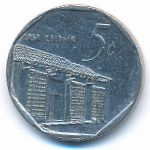 Куба, 5 сентаво (1996 г.)