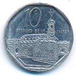Cuba, 10 centavos, 2008
