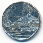 Cuba, 1 peso, 1998
