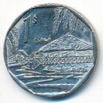 Cuba, 1 peso, 1998