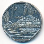 Cuba, 1 peso, 1998