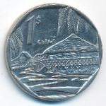 Cuba, 1 peso, 2007