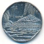 Cuba, 1 peso, 2007