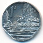 Cuba, 1 peso, 2012