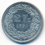 Switzerland, 2 francs, 1997