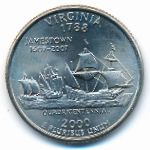 США, 1/4 доллара (2000 г.)
