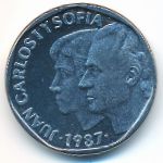 Spain, 500 pesetas, 1987