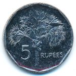 Сейшелы, 5 рупий (2010 г.)