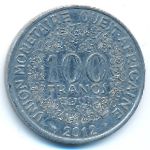 Западная Африка, 100 франков (2012–2019 г.)