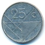 Аруба, 25 центов (1986 г.)