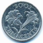 Бермудские острова, 10 центов (2002–2009 г.)