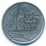 Каймановы острова, 25 центов (1999–2013 г.)