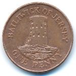 Джерси, 1 пенни (2008 г.)