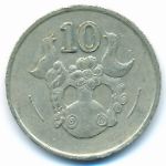 Кипр, 10 центов (1992–2004 г.)
