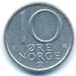 Norway, 10 ore, 1986