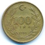 Турция, 100 лир (1990 г.)