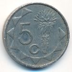 Namibia, 5 cents, 2009