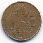 Trinidad & Tobago, 5 cents, 2003